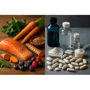 natural dog supplements whole food ingredients vs synthetic powders and pills