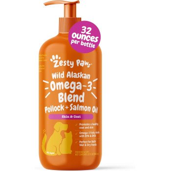 Zesty Paws Wild Alaskan Omega 3 Blend Salmon Oil Product Image